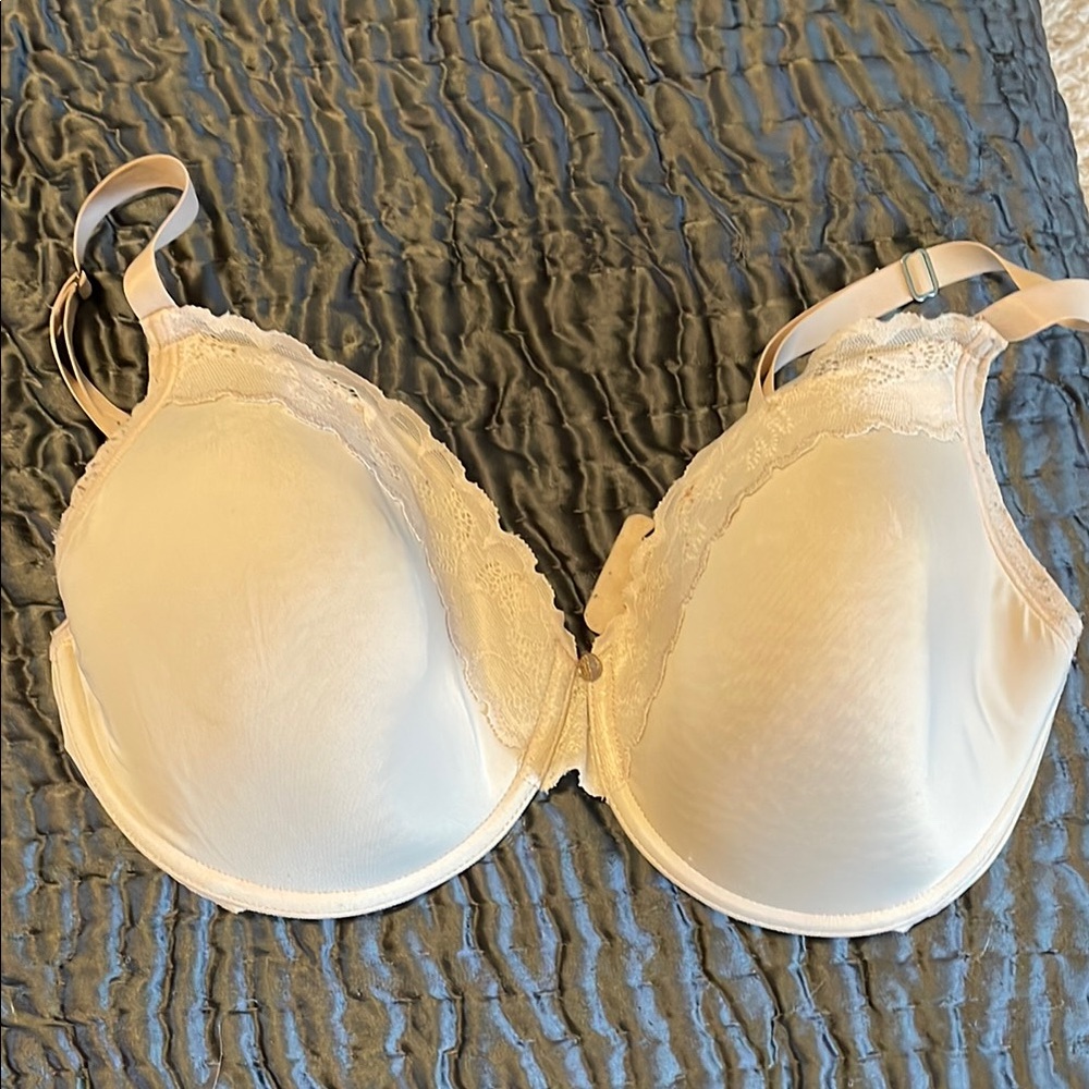 Elegant Natori Cream Lace Bra